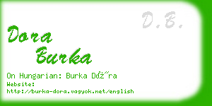 dora burka business card